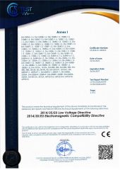 CE2 certificate from Taizhou Zhemei Electromachinery Co., Ltd.