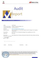 Certificates certificate from Dongguan Changrong Handbag Co., Ltd.