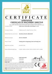 CE-heating unit certificate from Hebei Annuo Automation Technology Co., Ltd.