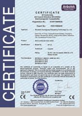 CE certificate from Shenzhen Guangyang Zhongkang Technology Co., Ltd.