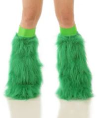 Emerald Fluffy Leg Warmers Style Plain Size Free Size Material Acrylic Model NO. SL-L2012023 Materials:100% Acrylic - Image 1