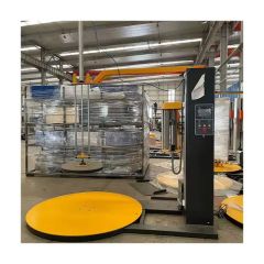 Low-Energy Pre-Stretch Full Auto Top Pressure Pallet Film Wrapping Machine - Image 1