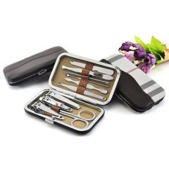 10PCS Pattern Wallet Style Fashion Nail Clippers Manicure Set - Image 6