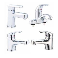 Chromed ABS Single Handle Plastic Basin Bathroom Faucet - Taizhou Luqiao Jingyue Plastics Factory