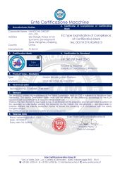 CE certificate of Shanghai Heyimai Machinery Equipment Co., Ltd. – certificate photo, supplier certificates section