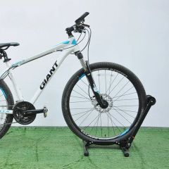 Black Powder Coating Safety Foldable Retail Bicycle Display Rack - Image 1
