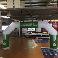 Custom Size Inflatable Arch for Outdoor Events Advertising Origin China Model NO. TJ010 Technics Sewing Trademark - Image 2