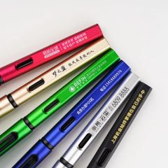 Vibrant Custom Gel Pens for Bulk Gifting and Distribution Color Black Weight 10.5g Size 144*9mm Model NO. AA29 Refillable - Image 4