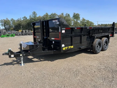 Dump trailers / 2024 Griffin Trailers 7×16 14K Telescopic Dump Trailer w/Ramps & Spare Tire Mount - Image 2