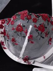 2022 New Arrivals Ensemble Erotic Night Wear Lenceria Lace Hot Lingeries Femme Women Embroidery Lace Bra Sexy Lingerie Set - Image 4
