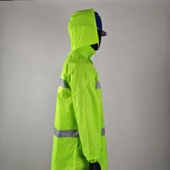 Long Raincoat, Full-Body Rain Protection Suit for Men and Women, Reflective, Suitable for Outdoor Work Sites and Heavy Rain - Henan Kaiwei Protective Equipment Co., Ltd.