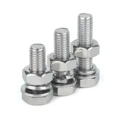 Premium Hexagon Screw Bolts with Durable Spring Washers for Heavy-Duty Use - Image 5