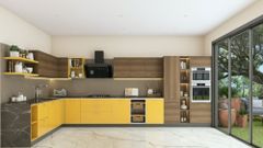 L shape Modular Kitchen Godrej Interior Warranty 10 Years Finish Matte & Gloss Brand GODREJ INTERIO Kitchen Shape L - Image 3