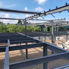 Skylight Panel Steel Workshop Building Structure with Steel Floor Trusses - Image 5