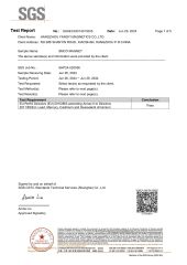 SGS--Alnico certificate from Hangzhou Yangyi Magnetics Co., Ltd.