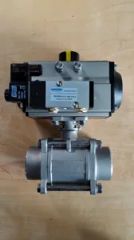 Valve Automation Pneumatic Flanged Ball Valve, 2 Way/ 3 Way Automation Solutions Air Pressure Control System - Image 5