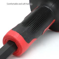 8" 10" Grip Flat Head Chisel with Hand Protection Weight 249g Origin China Condition New Material Steel Color Unicolor Model NO. - Image 4
