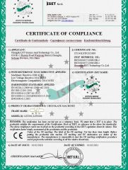 CERTIFICATE certificate from Chengdu LST Science and Technology Co., Ltd.