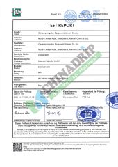 solenoid valve IP68 certificate of Chinadrip Irrigation Equipment (Xiamen) Co., Ltd. – certificate photo, supplier certificates section