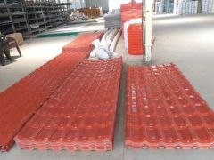 UPVC S Tiles Brick Red 1000x1050 2.2-3.0mm ASA Film 10Y Color 10D Delivery MOQ20T - Image 2