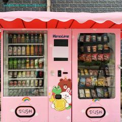 Customized Sticker Cost-Effective Double Cabinets Vending Machines - Image 5
