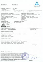 Our certificate certificate from Foshan Jufu Plastic Co., Ltd