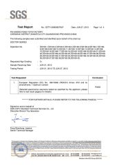 CD certificate from RUNFENDDA INDUSTRIAL CO., LIMITED