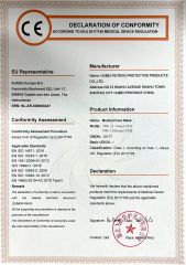 CE certificate of Sheenrise Medical Trade Co., Ltd. – certificate photo, supplier certificates section