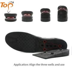 Breathable PU Air Cushion Hidden Height Boost Shoe Insole - Image 1