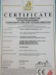 CE certification of civil dehumidifier certificate from Hangzhou Shier Electrical Equipment Co., Ltd.