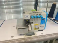 Overlock Motor Auto Sewing Machine 4Th Thread Double Needles Thin Material 1Y - Image 1