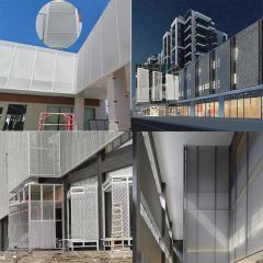 Custom Modern Metal Mesh Curtain Walls Cladding - Image 2