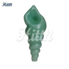 2025 Hot Sale 4 3 Inches Mini Spiral Conch Handpipe 420 Dry Herb Tobacco Pyrex Glass Smoking Hand Pipe - Image 6