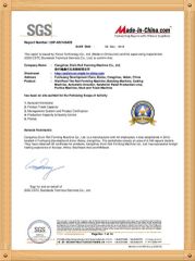 SGS Audited Supplier certificate of Cangzhou Dixin Roll Forming Machine Co., Ltd. – certificate photo, supplier certificates section