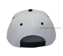 High Quality Two Tone Embroidery 6 Panel Black Custom Snapback Caps - Image 3