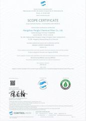 Organic 100 certificate from Shanghai Pcares Cosmetic Co. Ltd