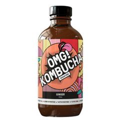 OMG! Kombucha Bottle Color Options Amber Or Clear Flavor Varieties Ginger, Coconut & Lime, Pomegranate & Apple Label Customization Available For Market-specific Translation, E.g., - Image 4