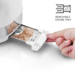 LED Display Time Watch Smart Bread Toaster Machine 2 Slice Commercial Price Pop up Toasters Custom Toaster - Image 5