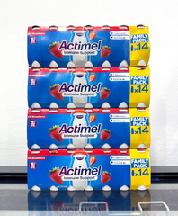 Retail-Ready ACTIMEL 95G PREMIUM PROBIOTIC YOGHURT DRINK | Refrigerated Yoghurt On Sale - Image 1