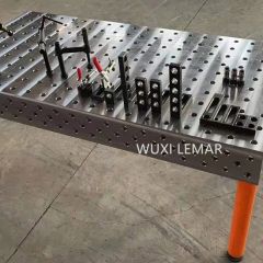 1500 3000 100mm D16 Cast Iron Modular Fixture Table - Image 2