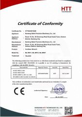 Meile 350N Wrench CE Certificate certificate from Nantong Meile Precision Machinery Co., Ltd.