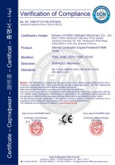 CE certificate from Shanghai Hyder Industry Co., Ltd.