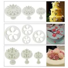 Baking Accessories Plastic Wedding Decoration Cake Tool Mold Set - Image 6