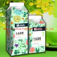 Water/Egg Tart Liquid/Emulsion/Pure Milk/Cream/Cheese/Coffee/Spice and Soup/Whip Topping/Lactobacillus Beverage/Juice/Albumen/Yoghour/Catsup/Jam/Lavation Carton - Jinan Quanhua Packing Products Co., Ltd.
