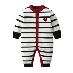 Super Soft 100 Organic Cotton Knit Baby Girl Boy Winter Romper for Newborn Jumpsuit Sweater Clothes - Dongguan Ardi Apparel Co., Ltd.
