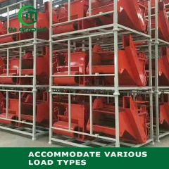 Hot Sale Flexible Welded Powder Coating Metal Storage Carpet Pallet Rack for Warehouse - Image 5