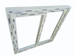 4 Feet UPVC Sliding Windows Frame Color White Height 4 Feet Material UPVC Shape Rectangular Open Style Sliding Frame Material - Image 3