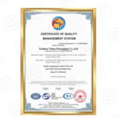 ISO 9001 certificate from Xuzhou Multi Solution Packaging Co., Ltd.