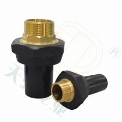 PE100 Brass Threaded Male Coupling for HDPE Water Pipe Connection - Image 3