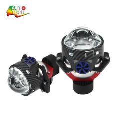 LED Triple Spot Light Bi-LED Headlight Dual Beam Auto Light Lumens 8000 Voltage 12V Power 55/65W Material LED MOQ 10 - Image 1
